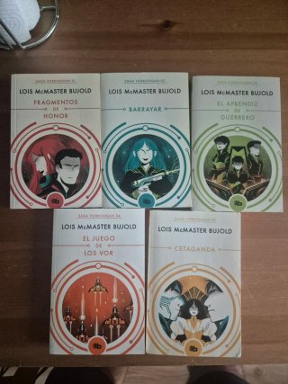 5 primeros libros saga Miles Vorkosigan