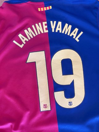 Camiseta Oficial Barcelona 24-25 Lamine Yamal 19