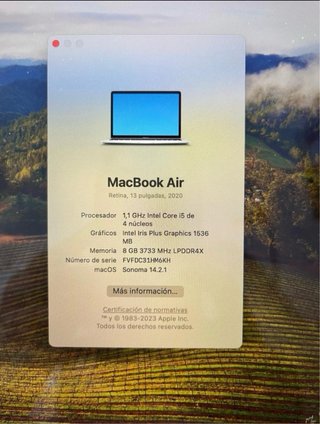 MacBook Air 13” Plata