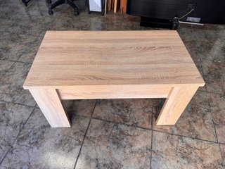 Mesa de centro elevable madera