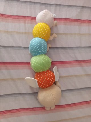Peluche Gusano Multicolor