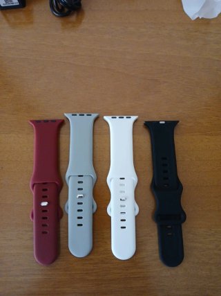 Lote 4 correas silicona smartwatch
