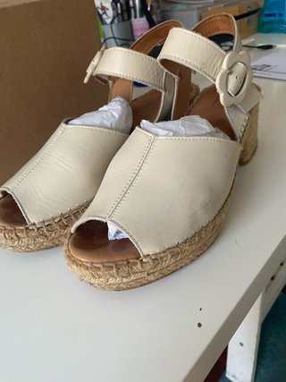 Sandalias esparto NAGUISA Beige