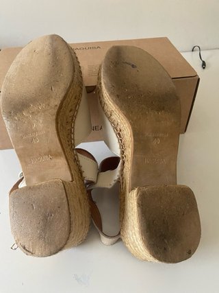 Sandalias esparto NAGUISA Beige