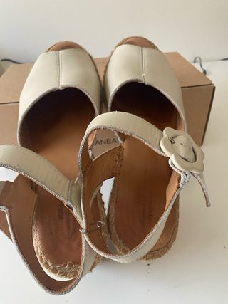 Sandalias esparto NAGUISA Beige