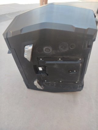 Baúl Top Case Triumph Touring Negro/Blanco