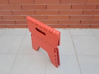 Taburete Plegable Infantil Rojo