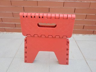 Taburete Plegable Infantil Rojo