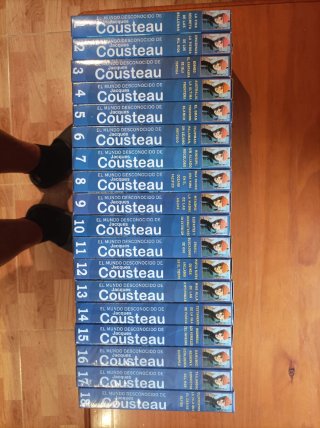Colección VHS El Mundo Desconocido de Jacques Cous