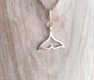 Colgante Charm Cola de Sirena Plata
