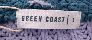 Jersey con capucha a rayas, Green Coast, talla L