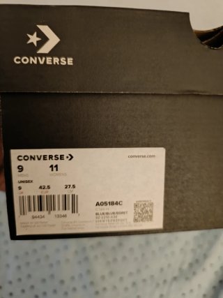Converse Vaqueras Azul/Blanco Talla 42