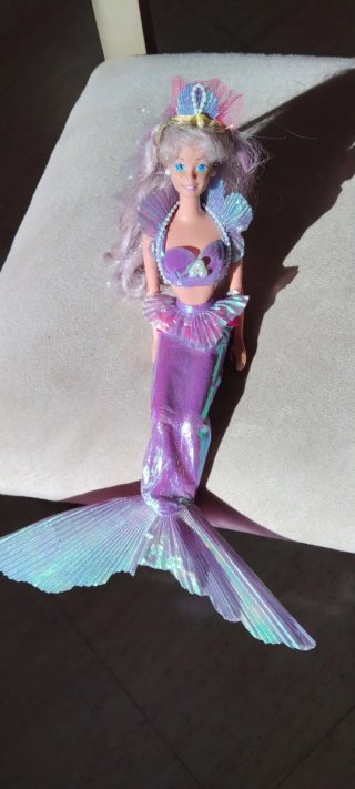 Barbie Sirena Morada y Turquesa