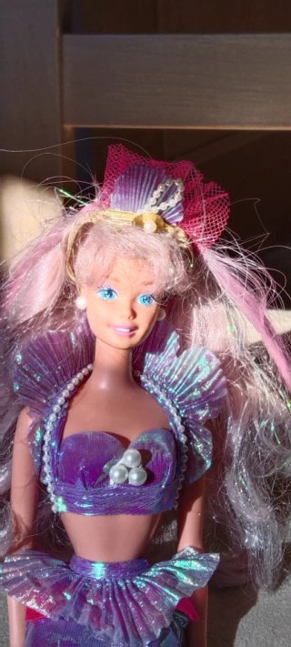 Barbie Sirena Morada y Turquesa