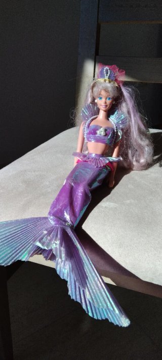 Barbie Sirena Morada y Turquesa