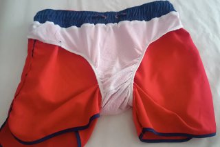 Bañador niño rojo