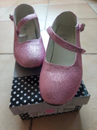 Zapatos niña estilo baile flamenco brillantes