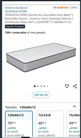 Colchón Cuna 60x120