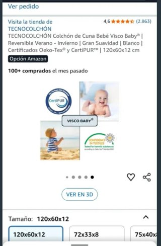 Colchón Cuna 60x120