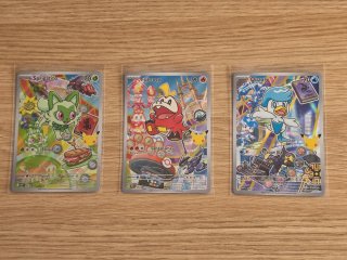 Trío 9°generación Pokémon primer compañero serie 3