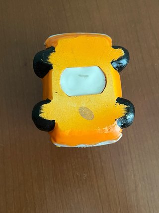 Salvadanaio auto Fiat 500 arancione