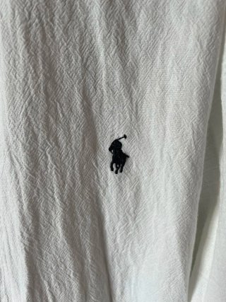 Camisa Ralph Lauren Lino Blanca Talla S