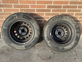 Llantas con cubiertas Continental 4x100 Opel