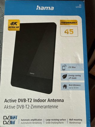 Antena DVB-T2 Hama Interior 4K