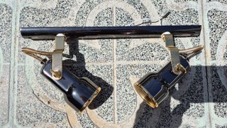 Lámpara de techo con 2 focos orientables ANTIGUO