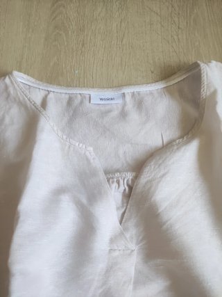 Conjunto blusa y pantalón estampado talla 48/50