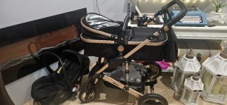Carrito Bebé Kiduku 3 en 1