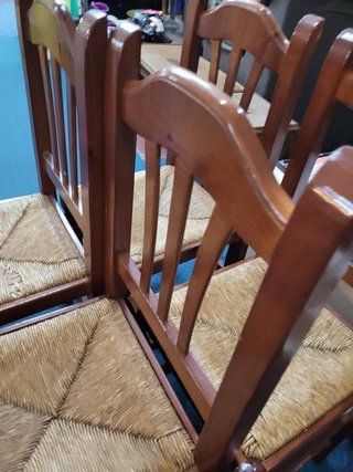 SILLAS DE COMEDOR RÚSTICAS