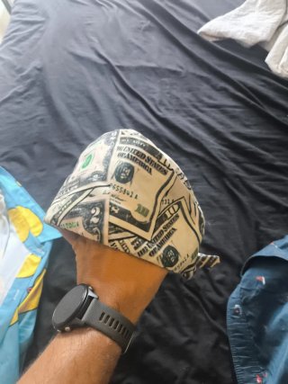 Conjunto divertido estampado billetes 100
