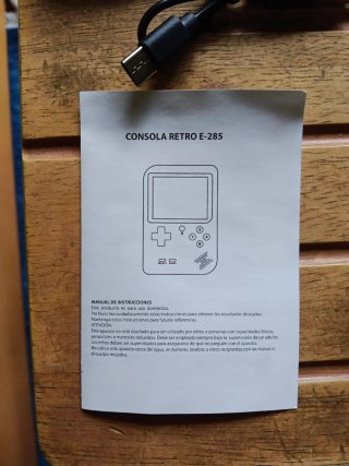 Consola Retro 400 Juegos Azul