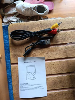 Consola Retro 400 Juegos Azul