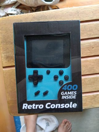 Consola Retro 400 Juegos Azul