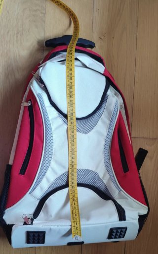 Mochila unisex con ruedas y asa telescópica