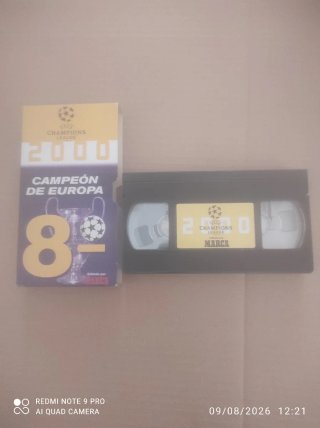 VHS Final Champions League 2000 Real Madrid Valencia