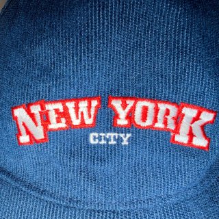 Gorra New York City azul marino bordada ajustable