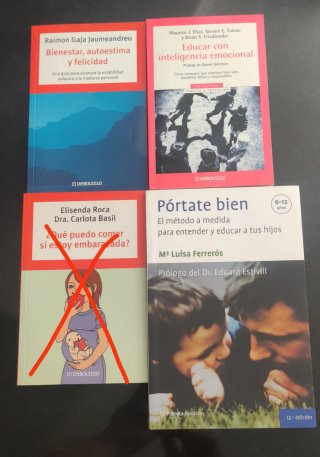 Lote libros para padres o estudiantes de educación