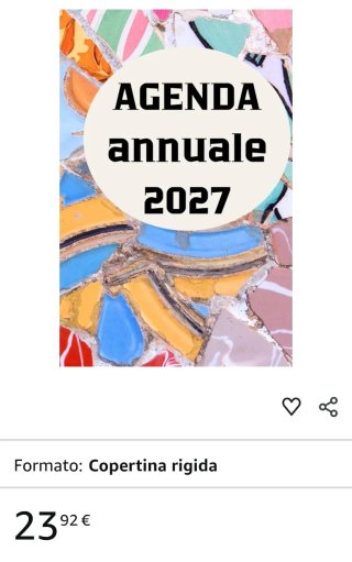 Agenda annuale 2027