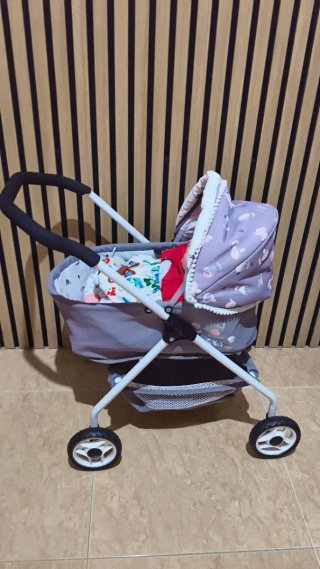 Lote Carrito de bebes y trona gemelar