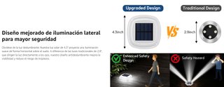Luces Solares Jardín Pack 6 IP66 Doble Color