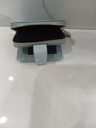 Cartera mujer azul y multicolor