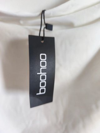 Boohoo Bañador Blanco Nuevo con Etiqueta