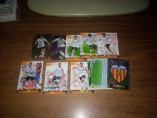 LOTE DE 288 CROMOS DIFERENTES DEL VALENCIA C.F.
