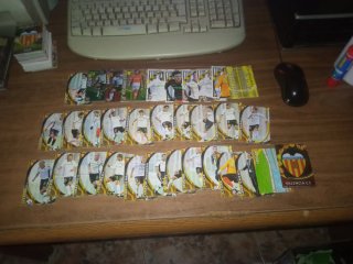 LOTE DE 288 CROMOS DIFERENTES DEL VALENCIA C.F.