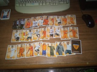 LOTE DE 288 CROMOS DIFERENTES DEL VALENCIA C.F.