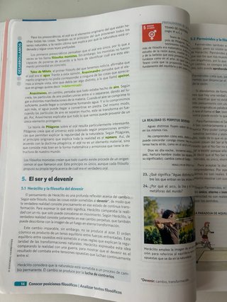 Historia de la filosofía, 2 Bachillerato