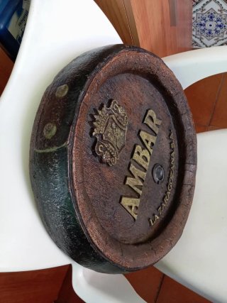 Tapa Barril Cerveza Ámbar,  La Zaragozana s.a.